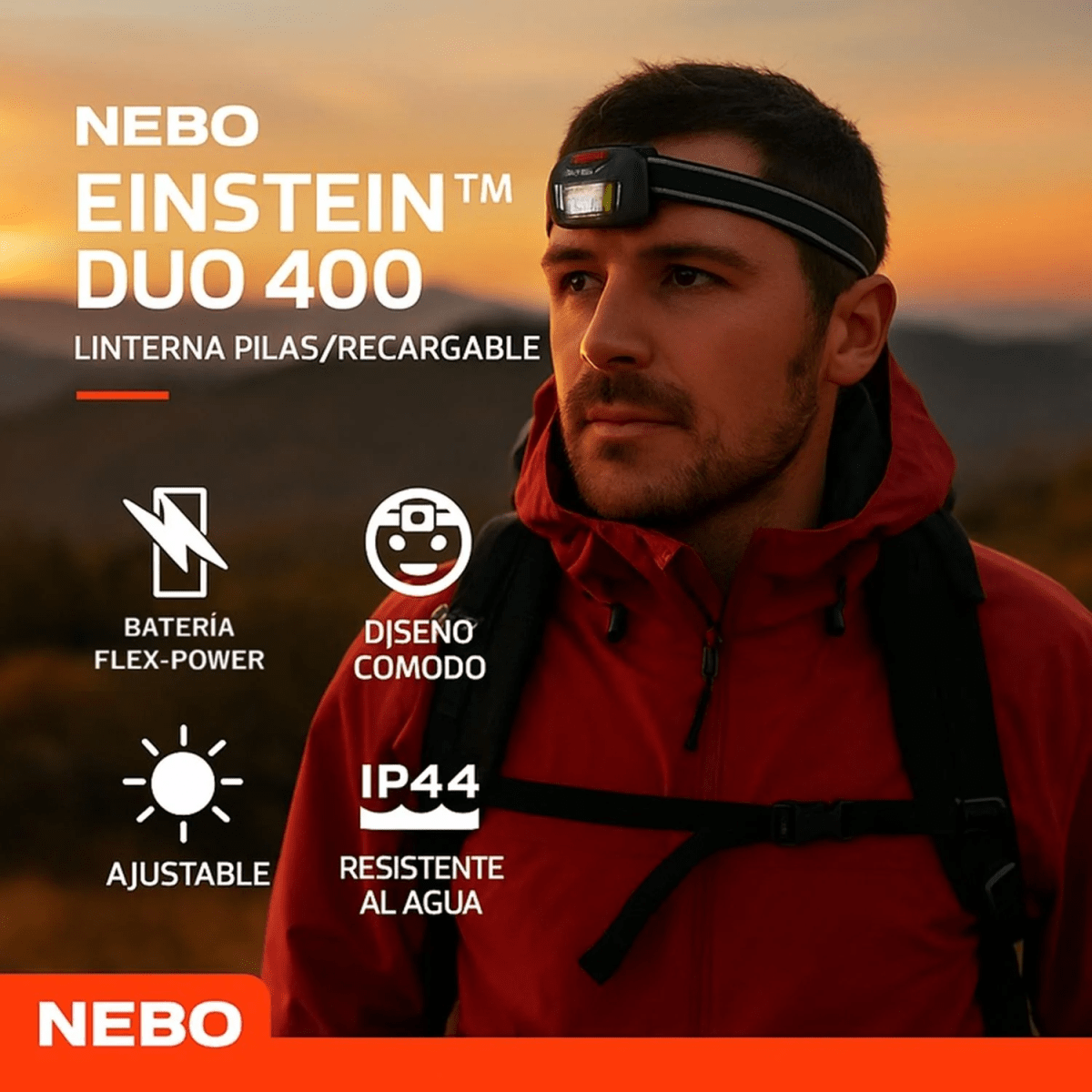 LINTERNA NEBO EINSTEIN DUO 400L1