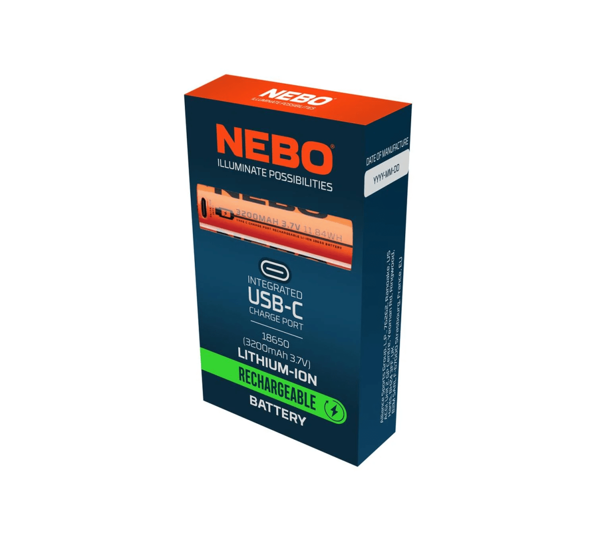 PILA RECARGABLE NEBO 186501