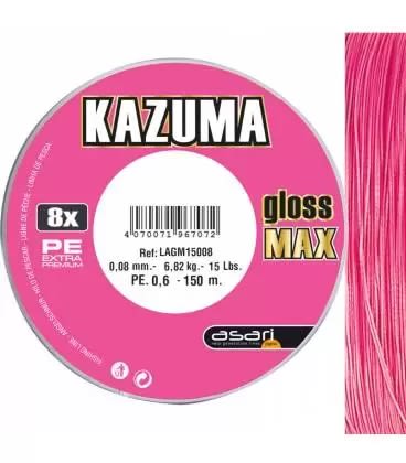 Línea Asari Kazuma Gloss-Max 300m 0.08mm - Tiendas De Pesca