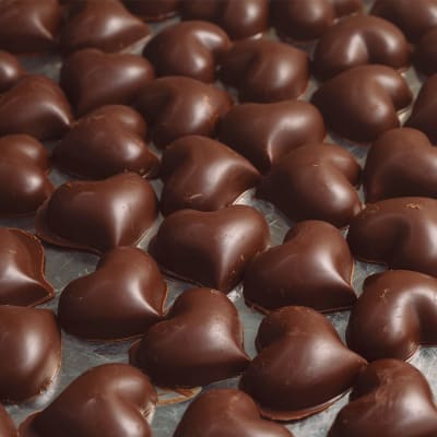 CHOCOTEJAS EN FORMA DE CORAZÓN