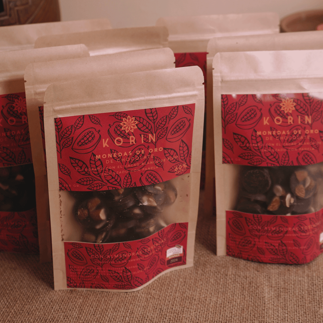 MONEDAS DE ORO CON ALMENDRAS TOSTADAS 60% CACAO4