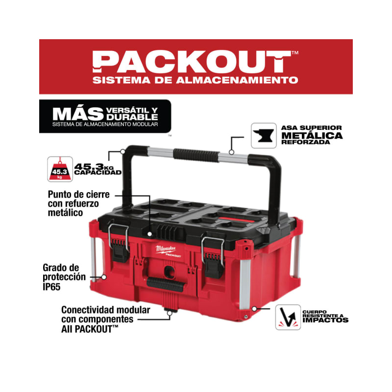 Caja de herramientas PACKOUT Milwaukee 48-22-84252