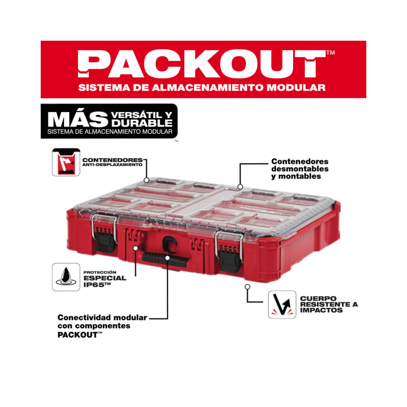 Organizador Modular PACKOUT MILWAUKEE 48-22-84302