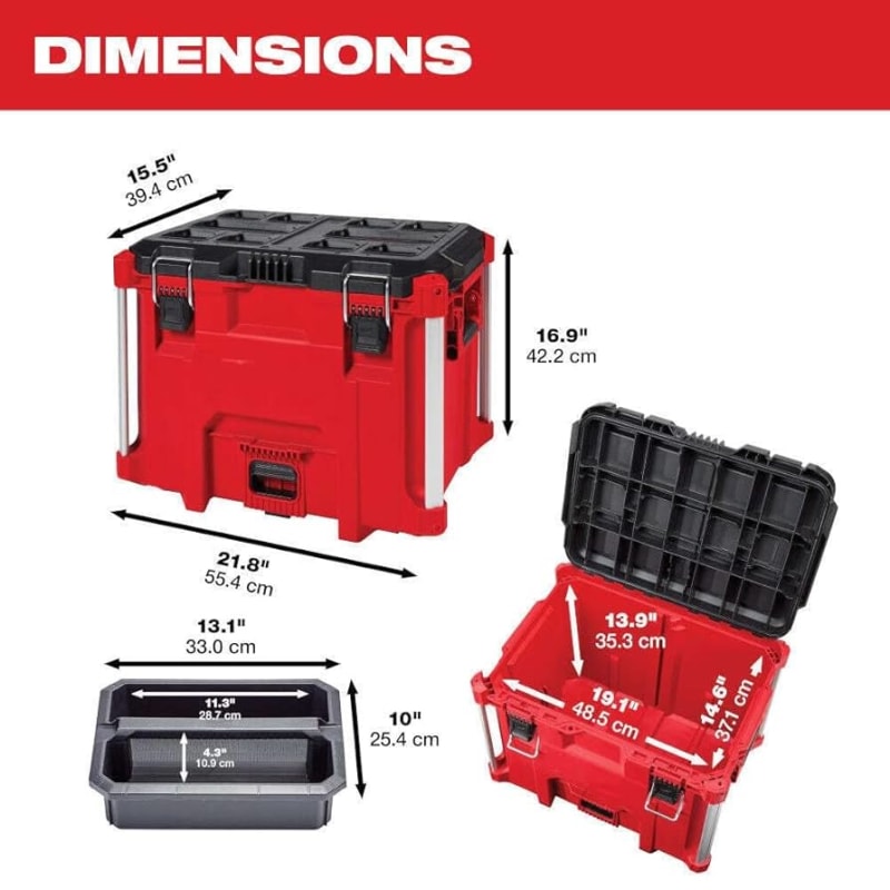 Caja de Herramientas XL PACKOUT™ MILWAUKEE 48-22-84293