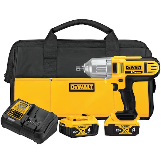 Kit de Llave de Impacto Inalámbrica de 1/2