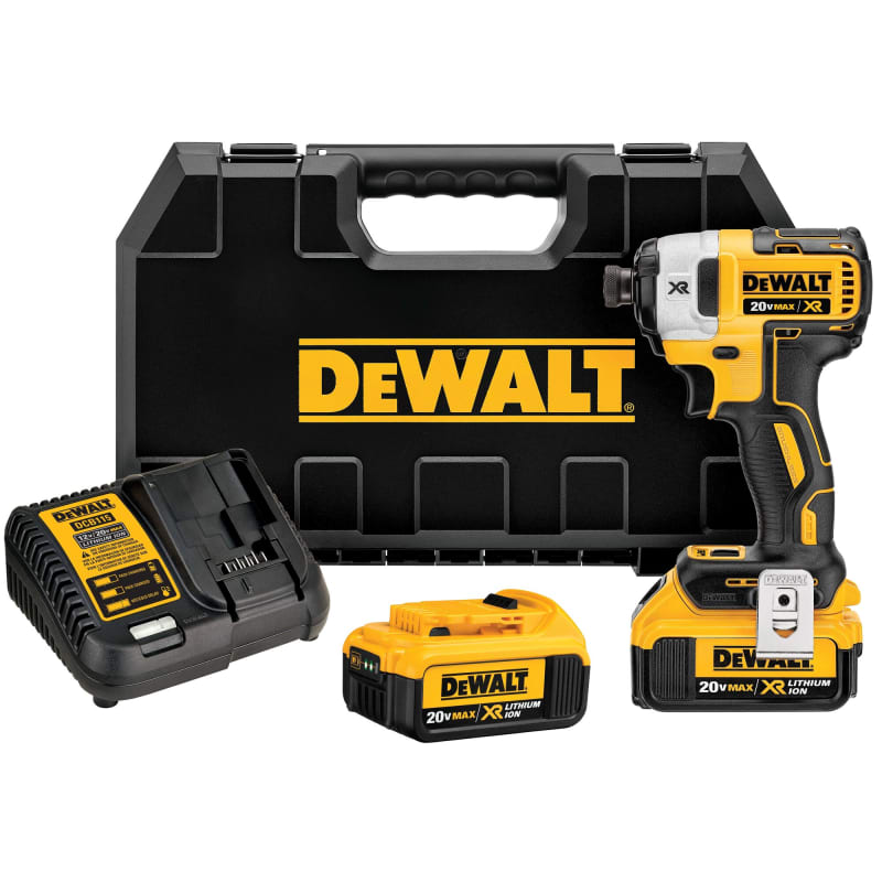 Kit Atornillador De Impacto Inalámbrico 20v Xr DEWALT DCF887M23
