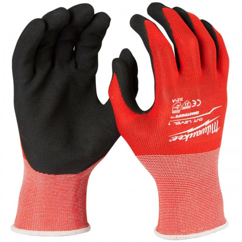 Guantes anticorte nitrilo nivel 1 MILWAUKEE 48-22-8900B1