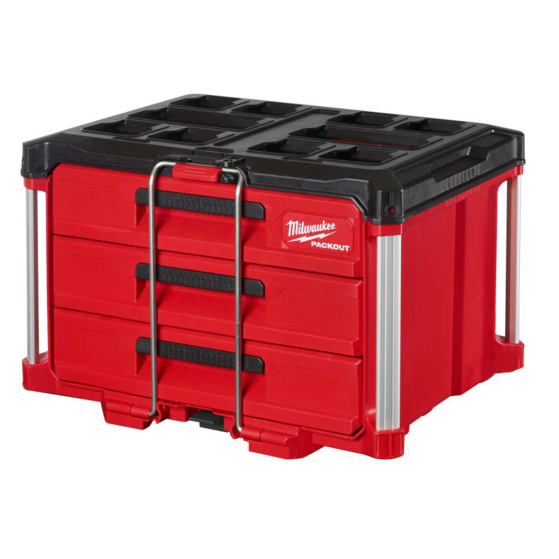 Caja de Herramientas con 3 Cajones PACKOUT MILWAUKEE 48-22-84431