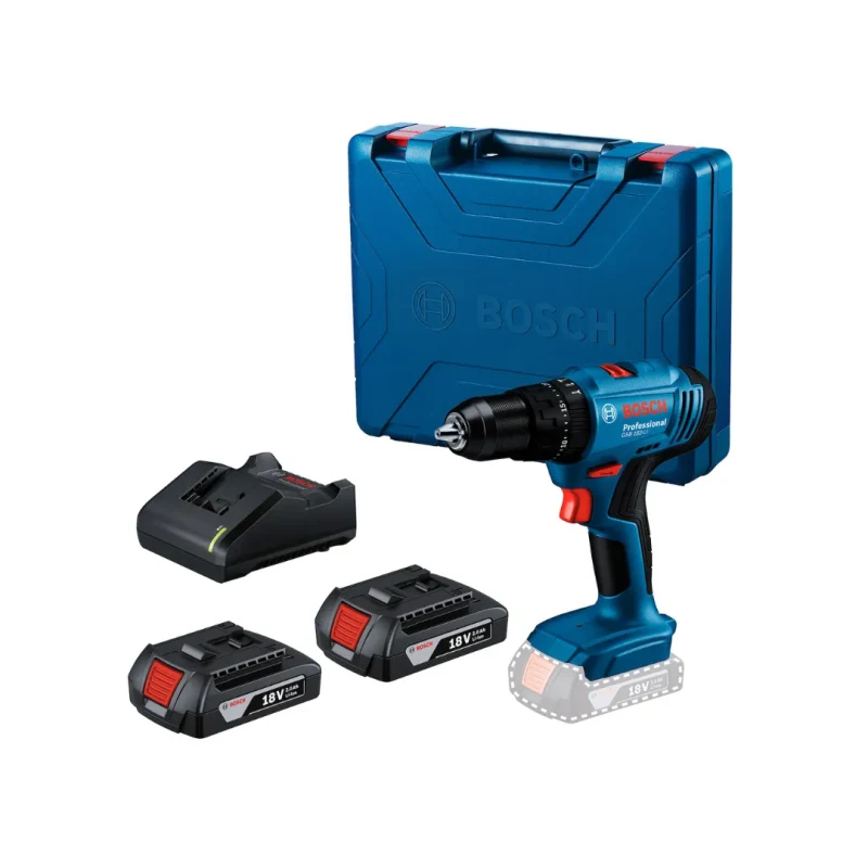 Kit Taladro Percutor Atornillador 18V BOSCH GSB 183-LI 06019K91E00001