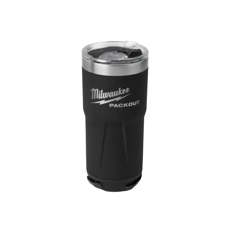 Vaso Térmico PACKOUT 20 oz (591 ml) Negro MILWAUKEE 48-22-8392B1