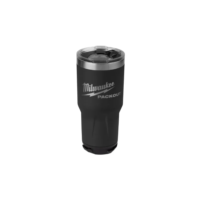 Vaso Térmico PACKOUT 30 oz Negro MILWAUKEE 48-22-8393B1