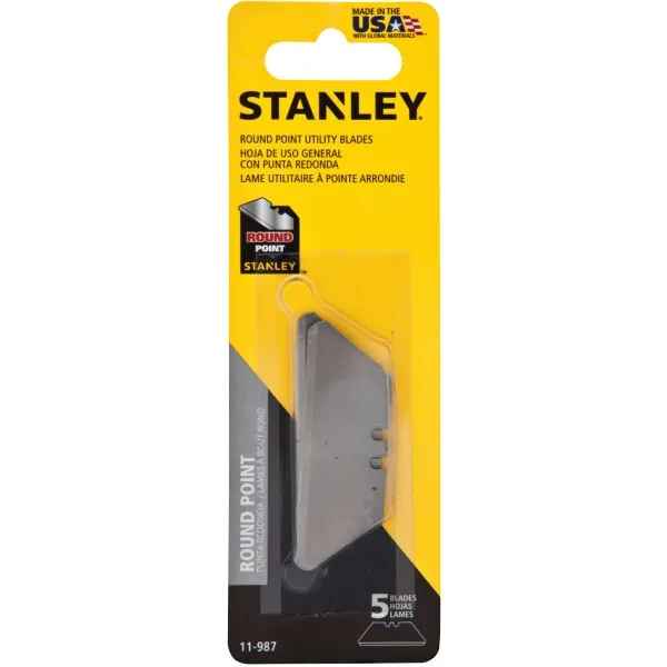 Hoja De Repuesto Con Punta Redonda 5 Unidades STANLEY 11-9871