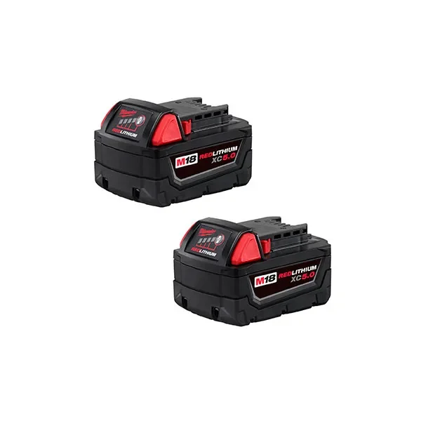 Pack De 2 Baterías M18 Redlithium™ Xc 5.0 Ah MILWAUKEE 48-11-18521