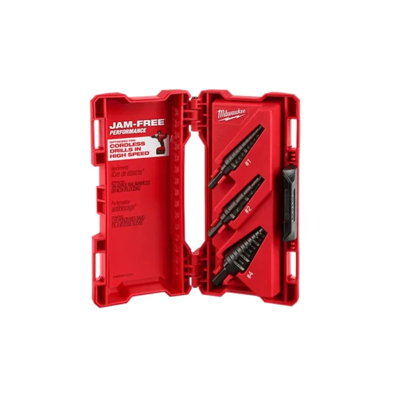 Juego de Brocas Escalonadas de 3 Piezas MILWAUKEE 48-89-92211