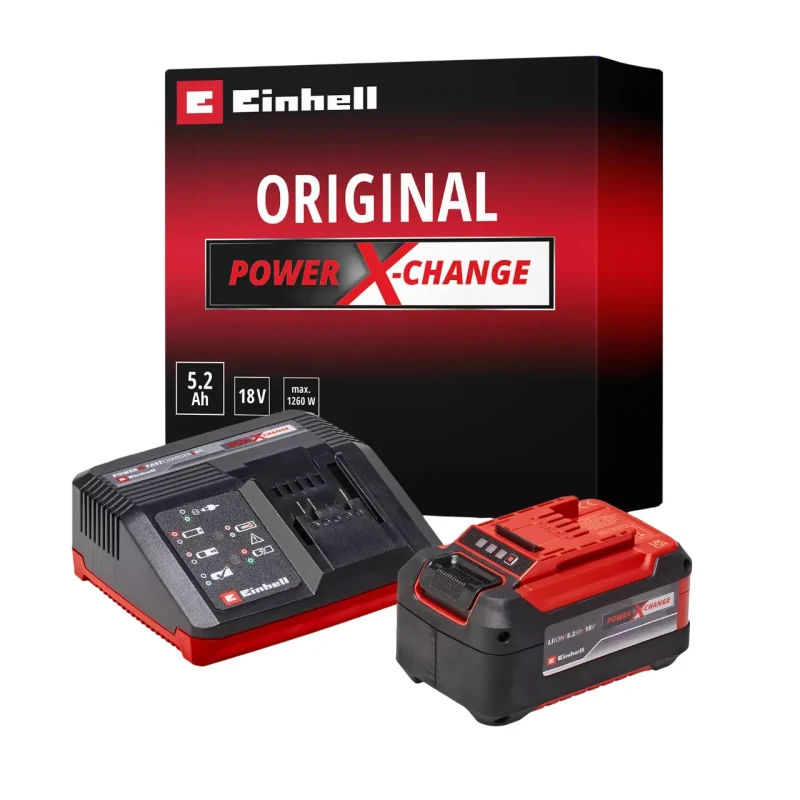 Kit Cargador Rápido Más Batería De 5.2ah 18v EINHELL 45121141