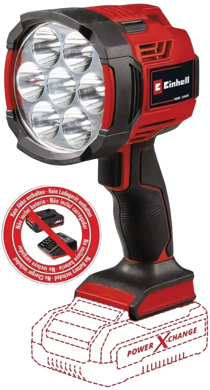 Linterna Inalámbrica 18v EINHELL Te-cl 18/2500 LIAC-SOLO1