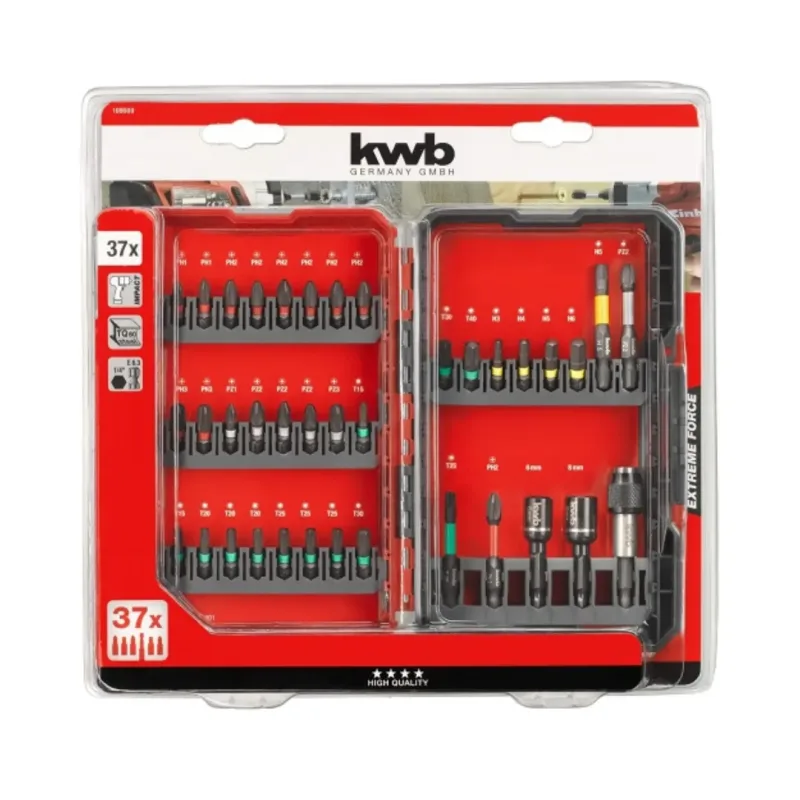 Set Puntas Impacto 37 Piezas KWB 1090001