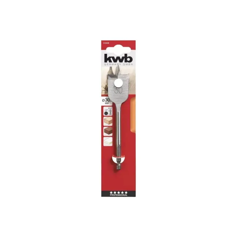 Broca Paleta Para Madera 30 mm KWB 495124301