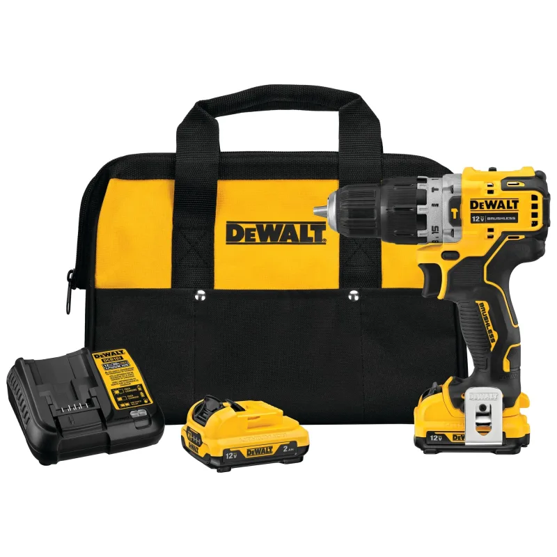 Kit Taladro Percutor/atornillador Inalámbrico 12v Max Xr DEWALT DCD706F2-B21