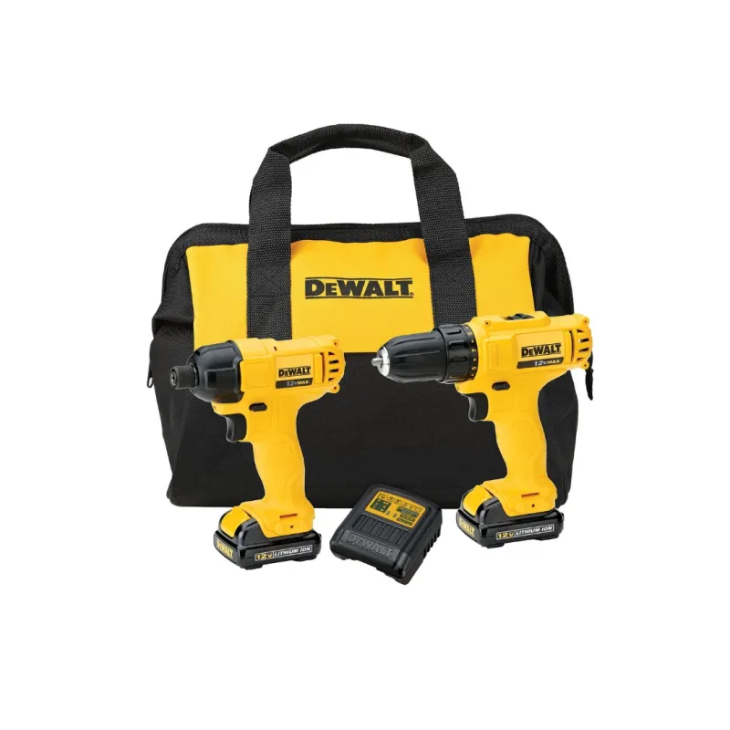 Kit Taladro + Atornillador De Impacto 12v DEWALT DCK199C2-B22