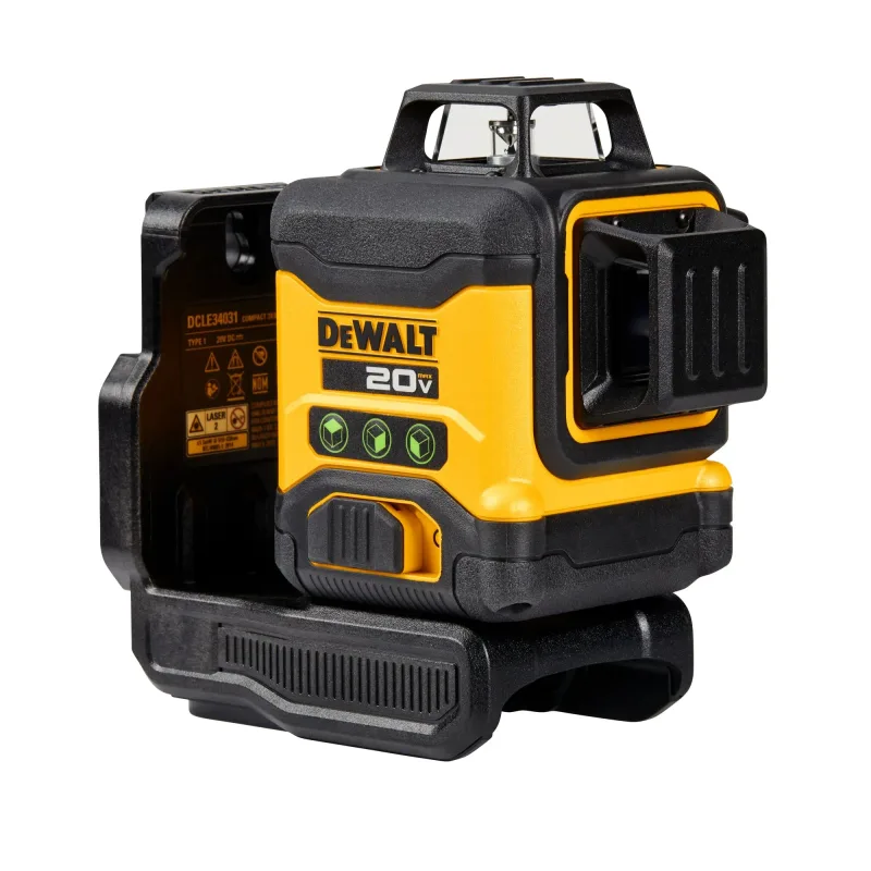 Nivel Laser De 3 Lineas 360° Luz Verde Inalambrico 20v Atomic Compact Series DEWALT DCLE34031B1