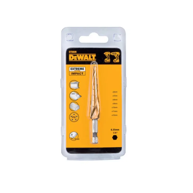 Broca Escalonada DEWALT 6 mm A 12 mm Extreme DEWALT DT5026-QZ1