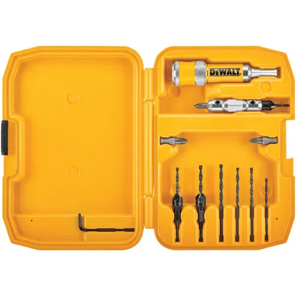 Set Adaptador Rápido Avellanar Y Atornillar #6-8-10 DEWALT DW2735P1