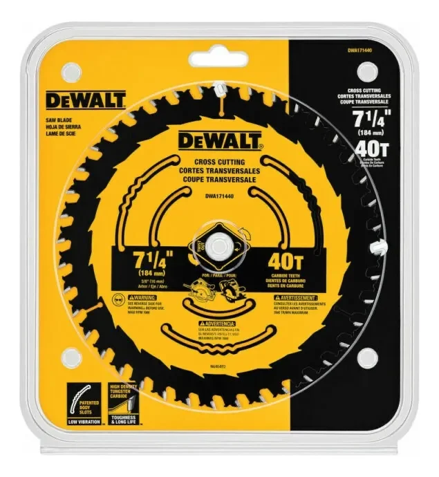 D. Sierra 7 1/4'' - 40 dientes - Eje 5/8'' (16 mm) Corte Medio1