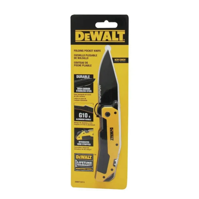 Cuchillo Plegable De Bolsillo DEWALT DWHT103131