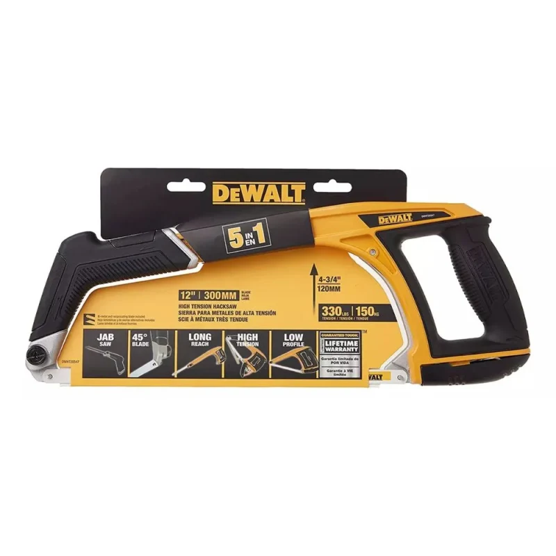 Sierra De Hacking Para Metales 5 En 1 DEWALT DWHT20547L1