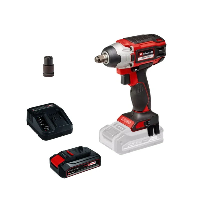 Kit Llave De Impacto Mas Batería De 4.0ah Y Cargador 18v EINHELL 4510080/45120421