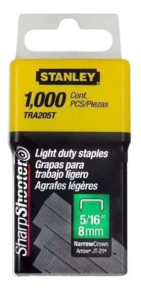 Caja De 1000 Und Grapas Para Uso Ligero 5/16