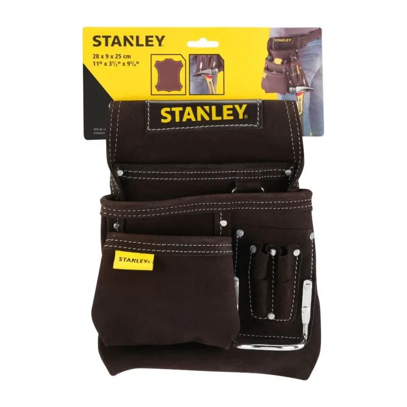 Bolsa para Clavos con Soporte para Martillo Cuero STANLEY STST1-801141
