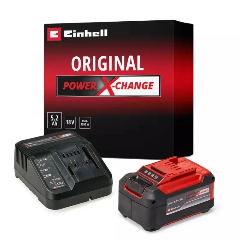 Kit Batería 5,2 Ah + Cargador Rápido 3A PXC-Starter-Kit 18V Power X-Change EINHELL 45121471