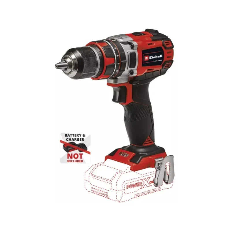 Taladro Percutor 13mm 50 Nm Brushless 18V Power X-Change EINHELL 45139422