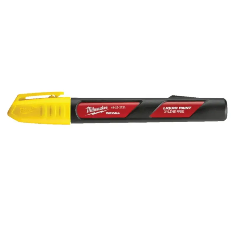 Marcador de Pintura Líquida Amarillo INKZALL MILWAUKEE 48-22-37211