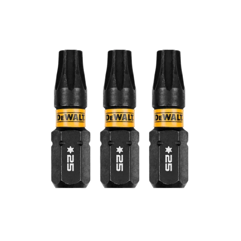 Set 3 Puntas de Impacto FLEXTORQ Torx T25 1