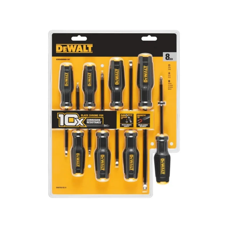 Juego de Atornilladores 8 piezas MAX FIT® TOUGHSERIES™ DEWALT DWHT651021