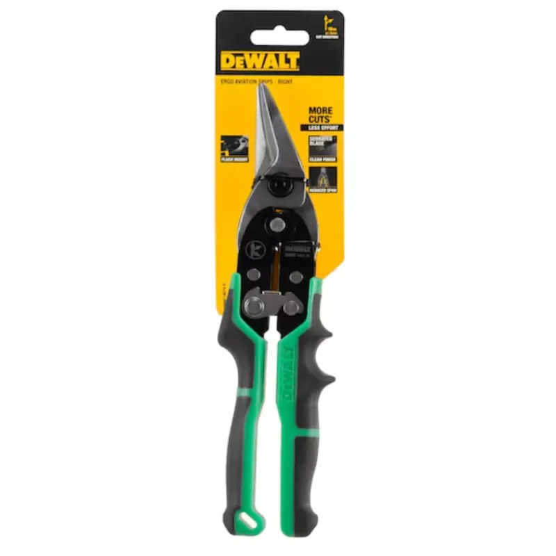Tijera de Aviación Ergo Corte Derecho DEWALT DWHT14674-01