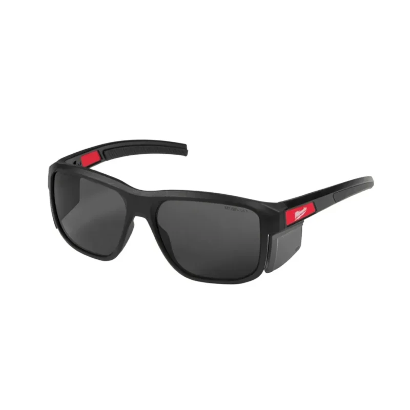 Lentes de Seguridad Marco Completo Lentes Tintados Antirrayas con Protectores Laterales Desmontables MILWAUKEE 48-73-25141