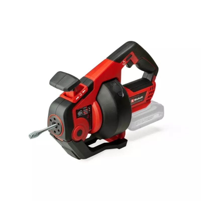 Limpiador de Drenaje 7,6 m Espiral 18V Power X-Change EINHELL 45141601