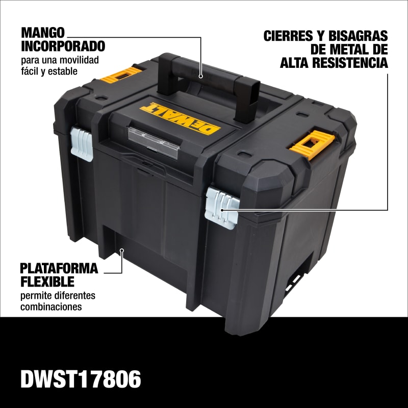 Caja de Herramientas  IP54 TSTAK  DEWALT DWST83346-12