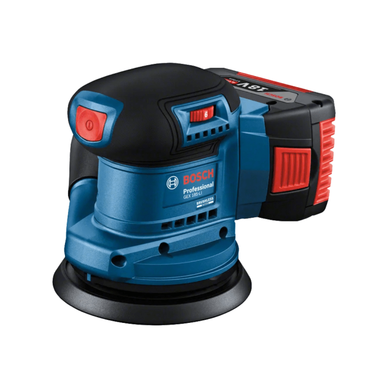 Lijadora Roto Orbital 18 V GEX 185-LI Brushless BOSCH 06013A50E00002