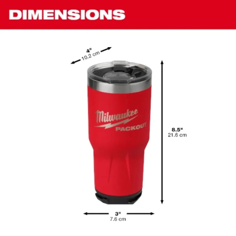 Vaso Térmico PACKOUT 30 oz MILWAUKEE 48-22-8393R2