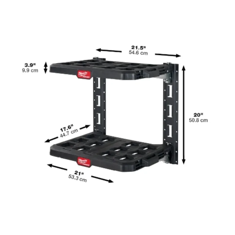 Kit de Bastidor PACKOUT 2 Repisas + 2 Rieles E-Track 20