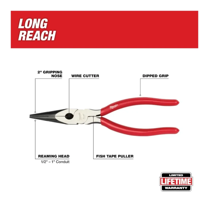 Alicates De Punta Larga 8