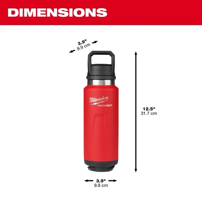Botella Térmica con Aislamiento 36 oz (1.065 ml) PACKOUT MILWAUKEE 48-22-8397R2