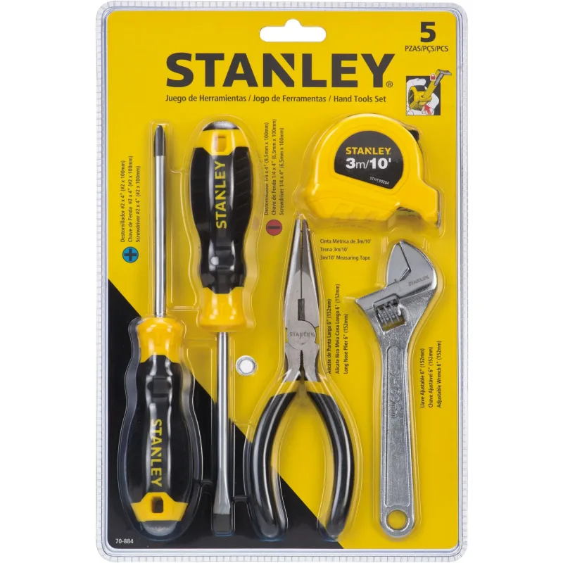 Set 5 Herramientas Manuales STANLEY 70-8841