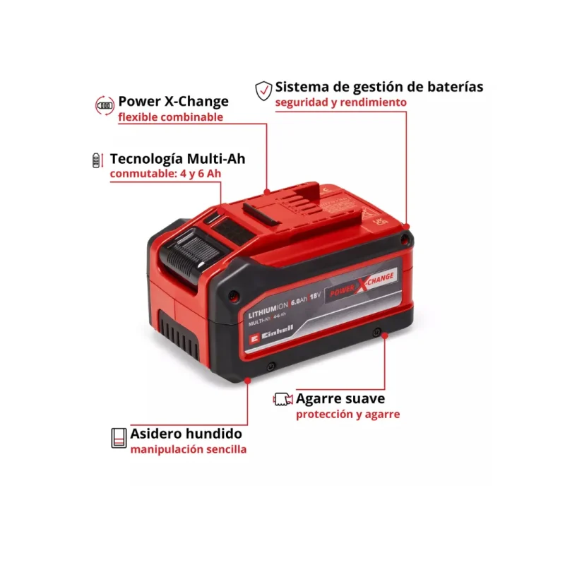 Batería Recargable Inalámbrica 18v 4-6ah Power X-change Plus EINHELL 45115022