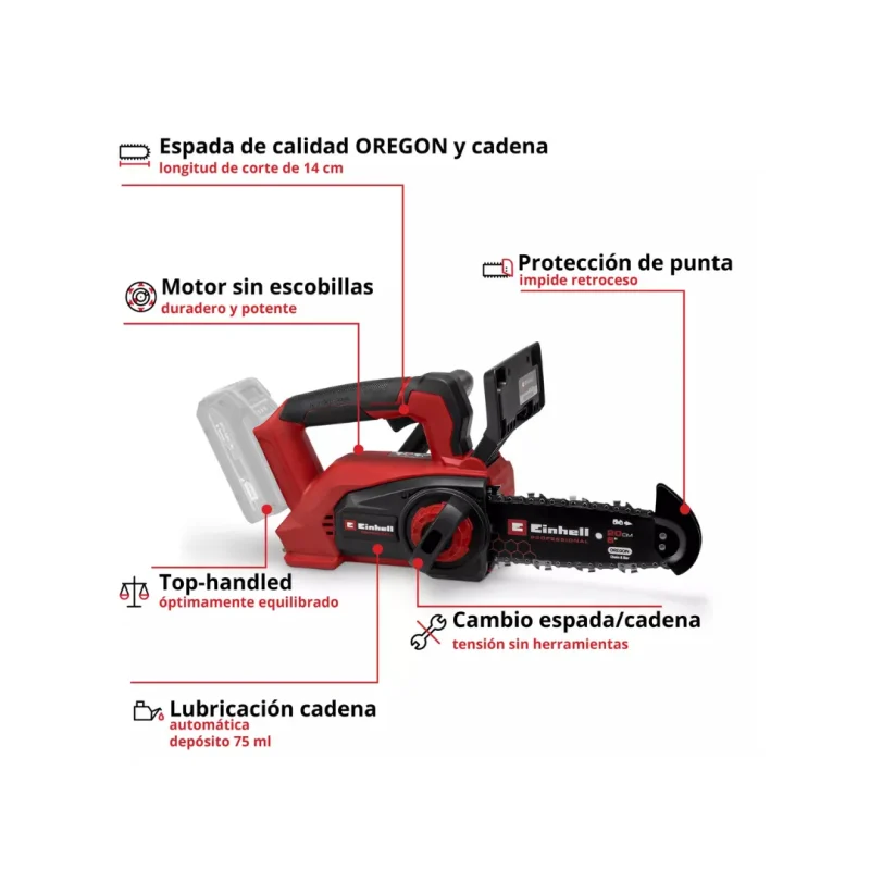 Motosierra Inalámbrica De Mano 18V EINHELL 46000202